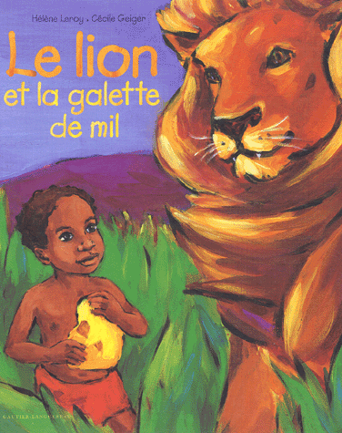lion et la galette de mil