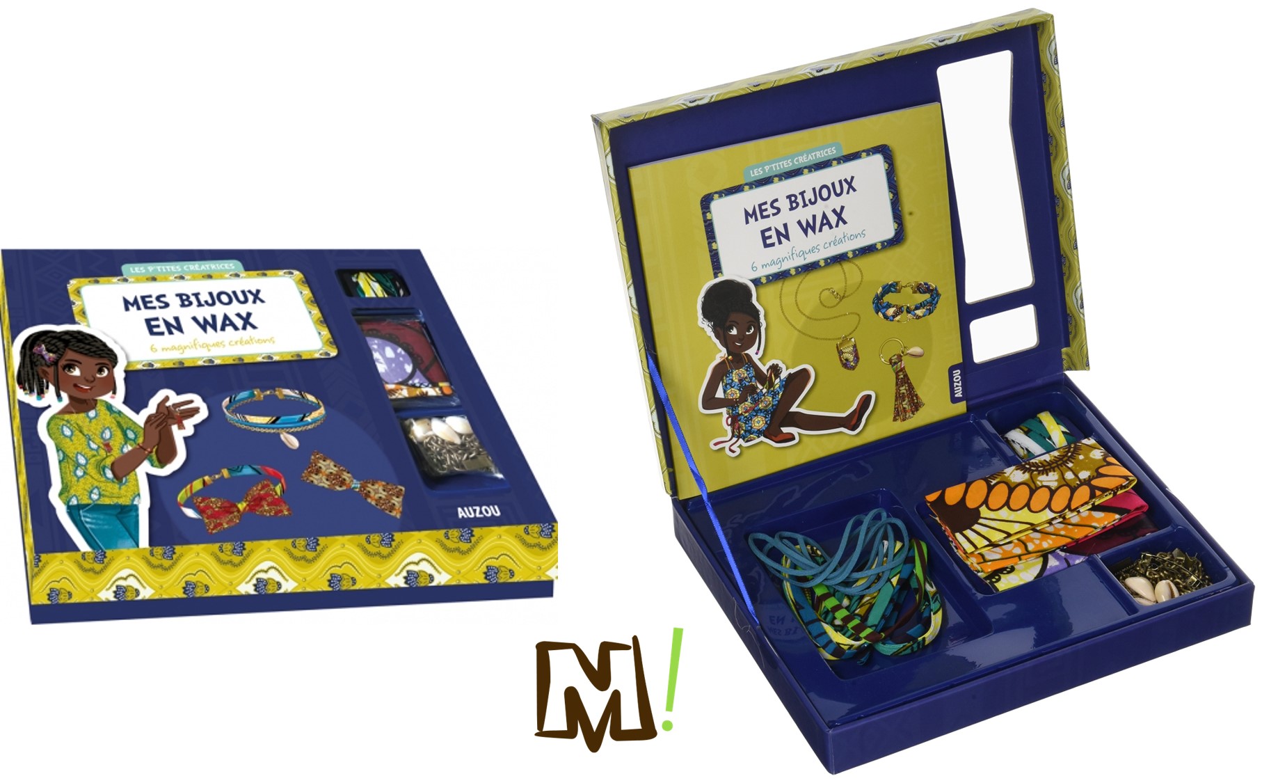 Mes bijoux en Wax Auzou Mistikrak
